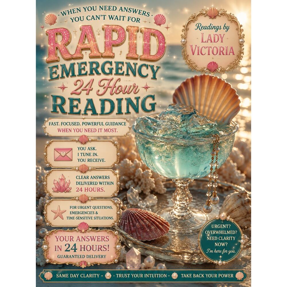 Rapid 24 Hour Psychic Reading | Emergency Tarot | Same Day Email Reading